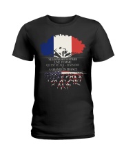 Never underestimate an old man US FRE Ladies T-Shirt thumbnail