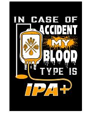 My blood type is IPA Vertical Poster tile