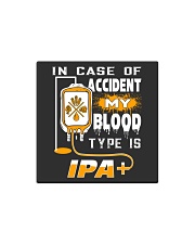My blood type is IPA Square Magnet tile