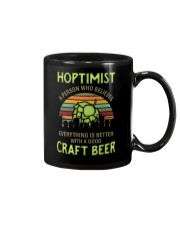 Hoptimist a person who believes craft beer Mug thumbnail