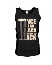 ONCE YOU GO BLACK YOU NEVER GO BACK Unisex Tank tile