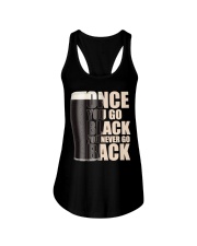 ONCE YOU GO BLACK YOU NEVER GO BACK Ladies Flowy Tank tile
