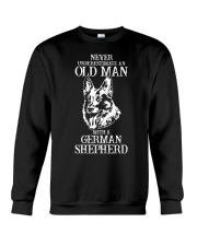 Never Underestimate An Old Man Crewneck Sweatshirt thumbnail