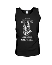 Never Underestimate An Old Man Unisex Tank thumbnail