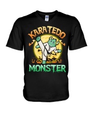 KARATEDO MONSTER V-Neck T-Shirt tile