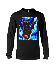 Cat Guitar Shirt Rock Band Tshirts Epic Solo Conce Long Sleeve Tee thumbnail