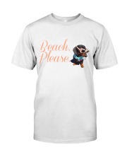 Beach Dachshund Wear Classic T-Shirt thumbnail