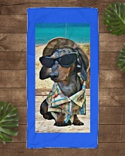 Beachin' it with Hank Beach Towel aos-towelbeach-vertical-front-lifestyle-1