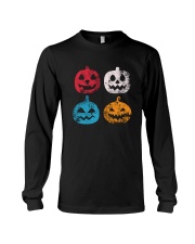 Pumpkin Icon Halloween Funny T-Shirt Long Sleeve Tee thumbnail