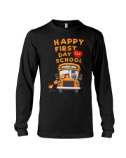 Happy First Day Of School Bus TShirt Long Sleeve Tee thumbnail