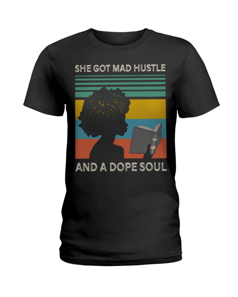 Black Woman And A Dope Soul Ladies T-Shirt
