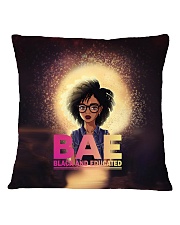 Black And Educated Square Pillowcase tile