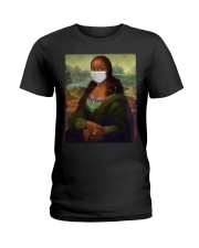 African Monalisa Painting Best Sellers Ladies T-Shirt front