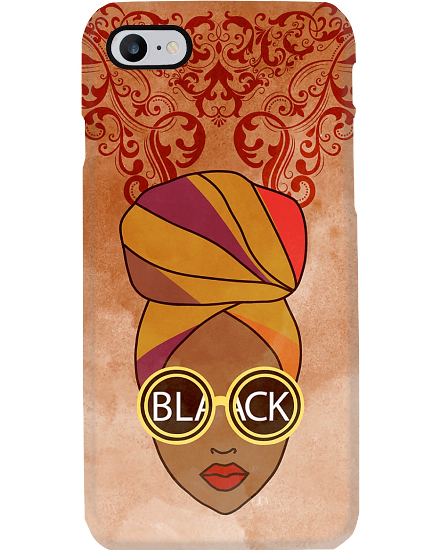 Black Woman And Afro Headwrap Phone Case