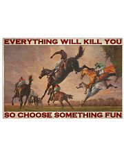 Horse Racing Choose Something Fun 36x24 Poster front