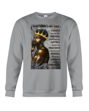 Black King God Says Crewneck Sweatshirt tile
