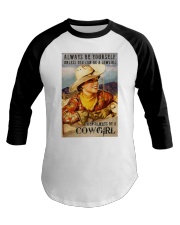 Be A Cowgirl Baseball Tee tile