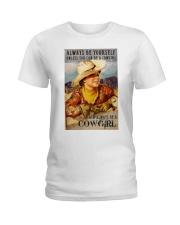 Be A Cowgirl Ladies T-Shirt tile