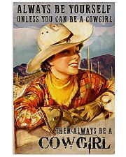 Be A Cowgirl 24x36 Poster front