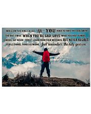 Mountaineering On This Hike 36x24 Poster front