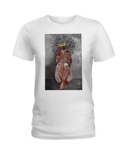 Afro Girl Royal Soulful Divine Strength 2 Ladies T-Shirt tile