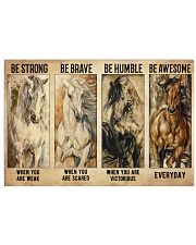 Horses Be Strong 36x24 Poster front
