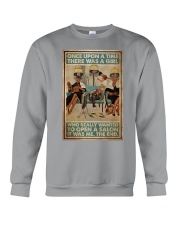 OUAT Girl Open A Salon Crewneck Sweatshirt tile