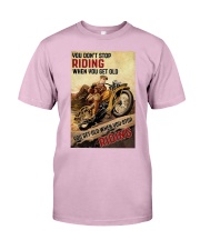 Vintage Motorcycle Don't Stop Riding Classic T-Shirt tile