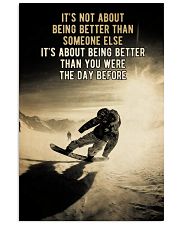 Snowboarding It's Not About 24x36 Poster front