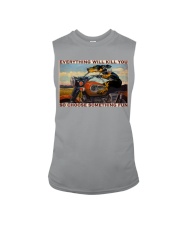Dachshund Motorcycle Sleeveless Tee tile