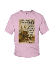 OUAT Boy Loved Fishing Youth T-Shirt tile