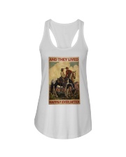 Horse Couple Happily Ever After Ladies Flowy Tank tile