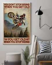 Motocross Stop Riding 24x36 Poster lifestyle-poster-1