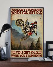 Motocross Stop Riding 24x36 Poster lifestyle-poster-2