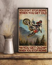 Motocross Stop Riding 24x36 Poster lifestyle-poster-3