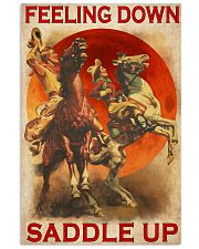 Horse Riding Feeling Down Saddle Up 24x36 Poster front