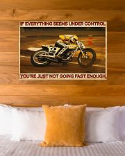 Vintage Flat Track Under Control 36x24 Poster poster-landscape-36x24-lifestyle-23