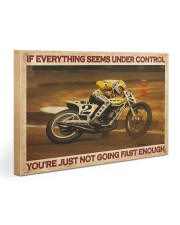 Vintage Flat Track Under Control Gallery Wrapped Canvas Prints tile