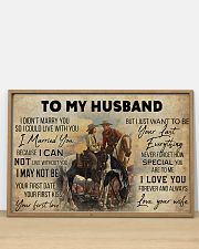 Horse Couple To My Husband 36x24 Poster poster-landscape-36x24-lifestyle-03