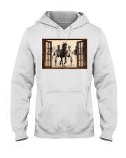 Harness Racing Window Hooded Sweatshirt tile