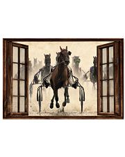 Harness Racing Window 36x24 Poster front