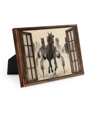 Harness Racing Window Easel-Back Gallery Wrapped Canvas tile