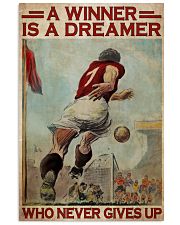 Football A Winner Is A Dreamer Vertical Poster tile