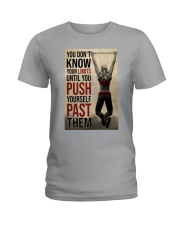 Workout Girl You Don't Know Your Limit Ladies T-Shirt tile