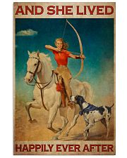 Girl Loves Archery And Dogs Live Happily 2 24x36 Poster front