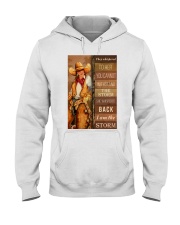 Cowgirl I Am The Storm Hooded Sweatshirt tile