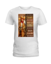 Cowgirl I Am The Storm Ladies T-Shirt tile
