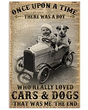Boy Loved Cars And Dogs 24x36 Poster front