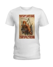 Pilot Look Back At Life Ladies T-Shirt tile