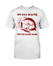 Jesus Surf On Wine Premium Fit Mens Tee tile